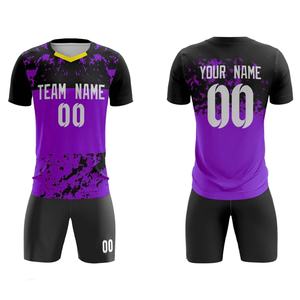 Venta al por mayor, ropa de fútbol cómoda, tela transpirable, conjunto de camisetas de fútbol, sublimación impresa para jugadores - Product Image 4