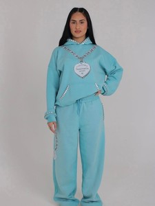 Chándal Unisex de Algodón Grueso Premium con Pedrería, Gran Venta 2026 |   Conjunto Deportivo Personalizado con Diseño Gráfico para Marcas de Boutique - Product Image 3