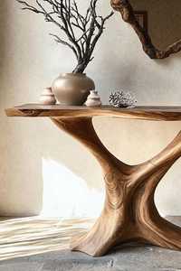 Modern <b>live</b> <b>edge</b> <b>table</b> farmhouse console <b>table</b> handmade natural wood console <b>table</b> narrow entryway <b>table</b> entryway console - Product Image 4