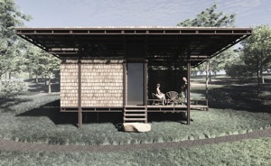 Villa préfabriquée moderne et écologique de 20 m² avec toit en chaume, vues panoramiques, chambre à coucher, serre en conteneur de 40 pieds conçue sur mesure - Product Image 6