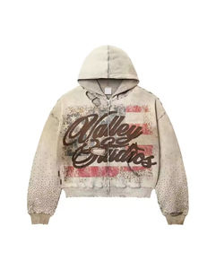 Sudadera con Capucha Vintage de Invierno Personalizada para Hombre, 100% Algodón, Material Denso, Ecológica, de Secado Rápido, Forro Interior Cálido - Product Image 6