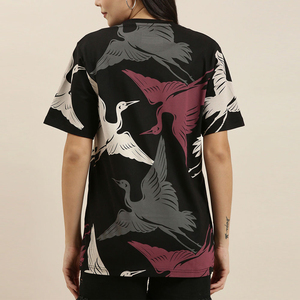 Camisetas de Moda para Mujer de Manga Corta de Algodón Personalizables de Alta Calidad con Diseños de Estampado Únicos - Product Image 2