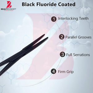 Pinzas Hemostáticas Multiusos para Mosquitos, de Acero Inoxidable Negro, Reutilizables, para Uso Manual en Hospitales, Autoclavables, con Certificación CE - Product Image 2