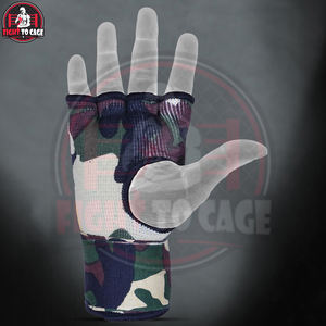 สายรัดข้อมือปรับได้ทุกขนาด สีตัดกัน สำหรับฟิตเนส เพาะกาย ทนทาน ใช้งานหนัก ใส่สบาย พร้อมแผ่นเจลรองมือสำหรับชกมวย - Product Image 2