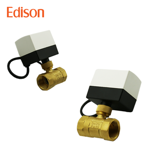 บอลวาล์วไฟฟ้า Edison Sev DN15/DN20/DN25 2 <span class=keywords><strong>3</strong></span>ทาง220/120/40V สามสาย IP50ควบคุมมอเตอร์สองทิศทาง - Product Image 4