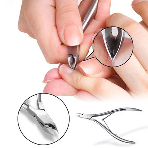 ที่ตัดหนังกำพร้าสแตนเลสแบบใหม่ล่าสุด อุปกรณ์ทำเล็บมือและเล็บเท้า ที่ตัดแต่งหนังกำพร้า ที่ตัดเล็บ ที่หนีบเล็บ ที่ตัดแต่งเล็บสวยงาม - Product Image 2
