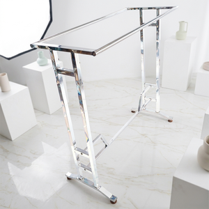 Perchero metálico de lujo moderno, plegable, portátil, resistente, para ropa, independiente, OEM ODM Vietnam - Product Image 4