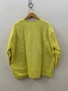 เสื้อแจ็คเก็ตผ้ากำมะหยี่ปักลายซูซานีสไตล์โบฮีเมียนฮิปปี้อินเดียสำหรับผู้หญิงฤดูหนาว  แบบยูนิเซ็กซ์ ระบายอากาศได้ดี กันลม - Product Image 3