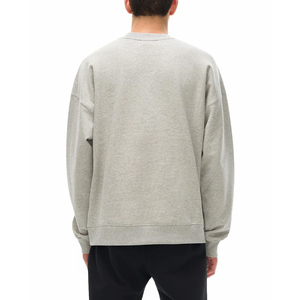 Sweat-shirt unisexe délavé à l'acide, coupe oversize, col rond, style streetwear, impression de logo personnalisée, OEM ODM, vente en gros - Product Image 4