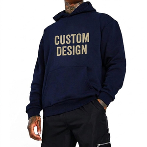 Diseño personalizado de ropa urbana para hombre, sudadera con capucha estampada, de secado rápido, transpirable, de algodón y forro polar para hombre. - Product Image 1