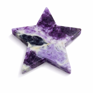 Pierre de Kammererite en forme d'étoile, sculptée, pour la décoration, la guérison, la méditation, l'énergie Reiki - Fournisseur en gros - Product Image 1