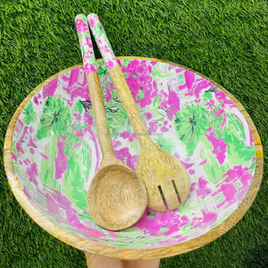 Wooden <b>Bowl</b> Handcrafted Natural Wood Serving <b>Bowl</b> for Salad Fruit <b>Snacks</b> Kitchen and Dining Table Decor Multipurpose Wooden - Product Image 1