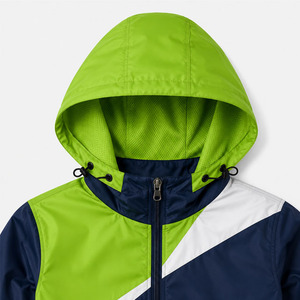 Conjunto Cortavientos Ligero, Chaqueta Impermeable con Capucha y Pantalones Deportivos para Deportes al Aire Libre - Product Image 4