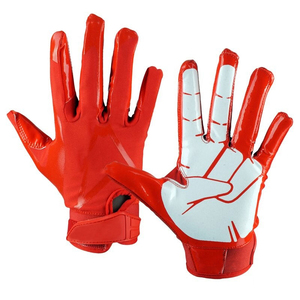 Custom Sticky Grip American Football <b>Gloves</b> Adjustable Velcro Strap Adult Unisex Training Sports <b>Gloves</b> - Product Image 6