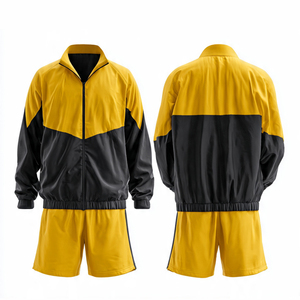 High Quality Windbreaker <b>Short</b> Tracksuits Men Summer Wind Breaker Outdoor Two Piece Waterproof <b>Shorts</b> <b>Jacket</b> Tops - Product Image 1