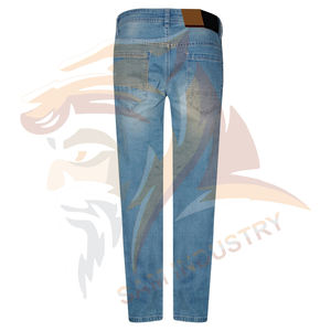 กางเกงยีนส์แฟชั่นคุณภาพสูงสำหรับผู้ชายไซส์ใหญ่ รับผลิตตามแบบ พร้อมบริการติดโลโก้ OEM ODM - Product Image 2
