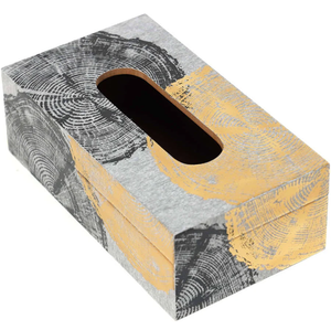 Caja de pañuelos de madera impresa a medida, única y personalizada, de alta demanda y más vendida, para uso en mesas de hoteles y cafeterías. - Product Image 4