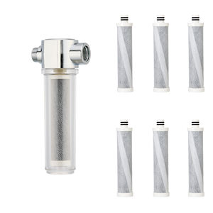 ตัวกรองฝักบัว ACF รุ่นใหม่ พร้อมรีฟิล 6 ชิ้น ระบบกรอง 3 ขั้นตอน เป็นมิตรกับสิ่งแวดล้อม กำจัดคลอรีน โลหะหนัก และสารปนเปื้อนได้อย่างมีประสิทธิภาพ - Product Image 1