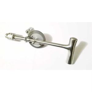 Perceuse orthopédique manuelle Moore pour os, instrument en acier inoxydable, certifiée CE - Product Image 2