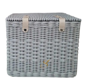 Cesto de Ropa Ecológico de Ratán con Tapa, Cesto de Almacenamiento Tejido a Mano para Dormitorio y Baño - Product Image 2