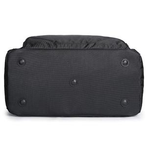 Premium Matte <b>Black</b> Sport Duffle Bag Large Capacity Waterproof Training <b>Holdall</b> with Padded Handle - Product Image 3