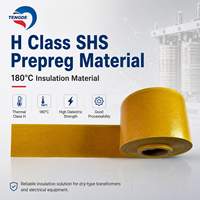 Panneau isolant composite en fibre de verre/fibre de polyester SHS avec gaine en fibre de polyester (préimprégné DMD) pour appareillage électrique sec de classe H