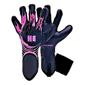 Gants de gardien de but professionnels en gros, contact de la paume avant en latex, dos en caoutchouc injecté, enveloppes pour les doigts et le pouce avec coupe Meduis - Product Image 1