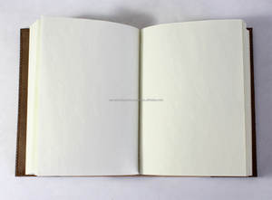 Journal en cuir de papier recyclé brun antique fait à la main Couverture avant Bouddha Couverture authentique rechargeable en relief Ensemble de journal intime - Product Image 4