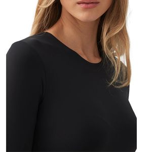 Nouveau Body Sculptant Femme Personnalisé en Gros à Col Rond et Manches Longues, Effet Ventre Plat, Coupe Ajustée, Combinaison Sportive - Product Image 2