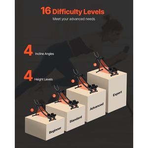 Appareil d'entraînement abdominal à double piste, capacité de charge 440 lb, équipement de gym à domicile, entraîneur abdominal pour femmes - Product Image 4