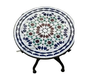 Handmade <b>Metal</b> Garden <b>Patio</b> Outdoor Furniture Decor Table Foldable - Product Image 2