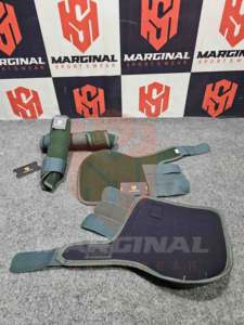 Protège-tendons d'équitation personnalisés à fermeture Velcro en néoprène respirant – Logo couleur personnalisé pour les jambes du cheval - Product Image 5