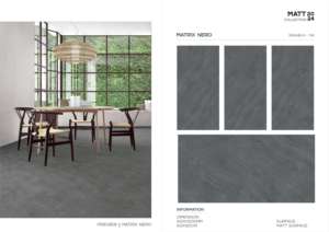 Carreaux de porcelaine de la collection designer, finition mate, 60x120cm, 600x1200mm, format 24x48, pour une utilisation élégante sur les murs et sols intérieurs. - Product Image 2