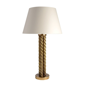 Lampe de table traditionnelle en bronze avec abat-jour en tissu marron, ampoule E26, commande par interrupteur, lumière décorative pour chambre à coucher - Product Image 3