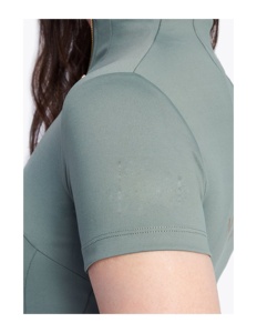 Tissu respirant et absorbant la transpiration en nylon, polyester et élasthanne Horsekraft de qualité supérieure pour vêtements d'équitation à manches courtes - Product Image 5