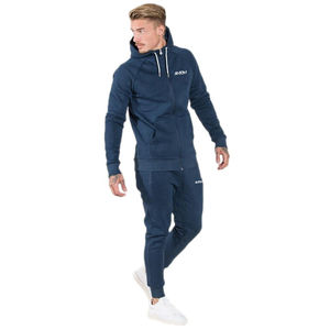 New Fleece Men Set Fashion Brand Tracksuit Lined Thick Sweatshirt + Pants Sportswear Suit Male Winter Warm Hooded Suit - Product Image 2
