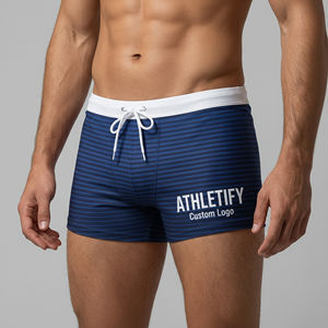 ATHLETIFY - Trajes de Baño Personalizados de Secado Rápido UPF50+ Ecológicos para Hombre, Shorts de Playa con Logotipo Personalizado, Traje de Baño Deportivo Resistente - Product Image 1