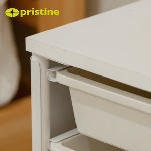 Minimalist 4-Layer <b>Plastic</b> Storage Cabinet With Drawers Rectangular Design For Multifunctional <b>Stacking</b> Unit - Product Image 4