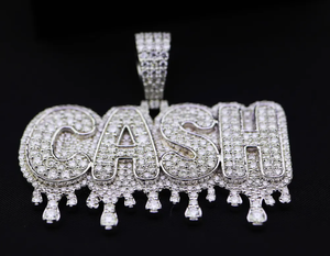 Pendentif personnalisé en moissanite, breloque couronne en argent sterling 925, micro-incrustation, bijoux hip-hop pour soirée - Product Image 4