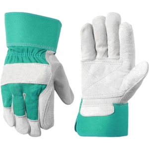 Guantes de Trabajo de Cuero Vacuno Reforzado, Palma Acolchada, Suaves y Cómodos, Resistentes a la Abrasión, para Uso Diario y Seguridad en el Hogar - Product Image 6