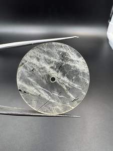 Esfera de Cuarzo Rutilado Negro Natural, Tamaño 31.50mm, Grosor 1.50mm, Componentes de Reloj Premium - Product Image 2