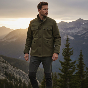 All season hunting <b>jacket</b> waterproof windproof breathable camo outdoor <b>jacket</b> for <b>men</b> <b>lightweight</b> durable design - Product Image 6