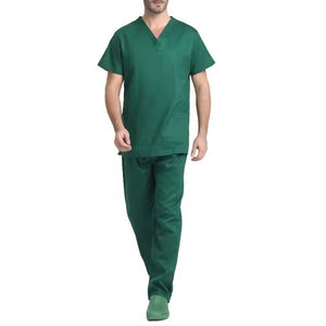 Ensemble de blouses médicales en tissu confortable pour le travail quotidien, uniforme pour le personnel infirmier, léger, respirant, coupe moderne - Product Image 1