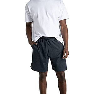 Shorts Bermuda Homme 2026 en Coton Rouge Uni avec Cordon de Serrage, Style Décontracté, Tissu Tricoté Respirant, Taille Mi-Haute – En Vente en Ligne - Product Image 6