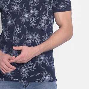 Chemise Homme Premium à Boutons Bleu Marine et Blanc Manches Courtes Été Décontractée Respirante - Product Image 2
