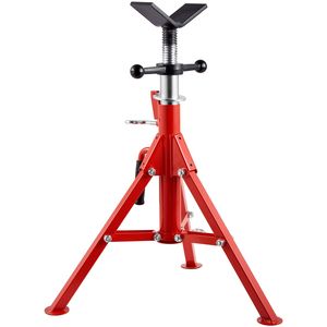 Soportes de tubo en V de altura ajustable, capacidad de 1/8 a 12 pulgadas, soportes plegables portátiles de 24 a 42 pulgadas, soportes de montaje con capacidad de carga de 2500 lb - Product Image 5