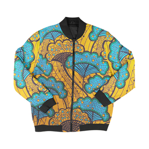 Chaqueta Bomber para Hombre con Estampado de Sol y Luna, Cierre de Cremallera, Estilo Casual, para Otoño, Corte Regular, Material de Poliéster - Product Image 5