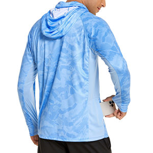 Service OEM, sweat-shirt de pêche unisexe à manches longues de qualité supérieure, taille plus, léger, UPF 50, respirant, imperméable - Product Image 2