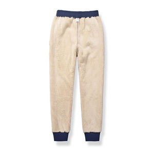 Pantalon évasé décontracté en tricot, taille mi-haute élastique, noir uni, longueur genou, coupe ajustée, 100% coton, pour l'hiver - Product Image 5