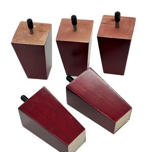 Solid Wood Square Sofa <b>Legs</b> Heavy Duty Wooden Furniture Support <b>Legs</b> for Couch Cabinet Bed <b>Table</b> OEM Manufacturer Export - Product Image 1